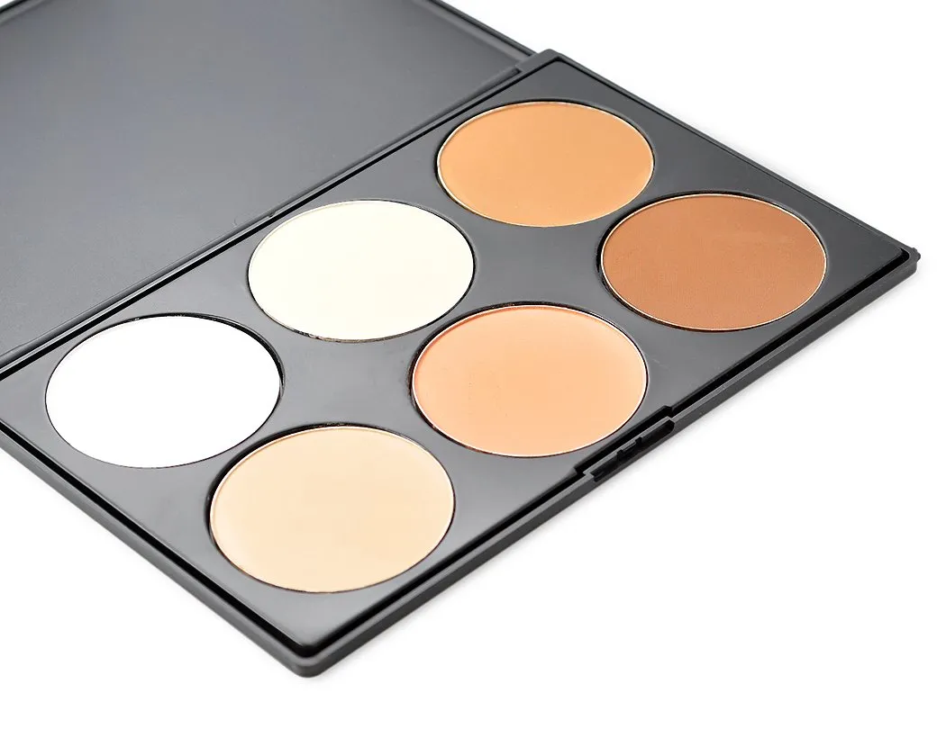 6 Colors Makeup Face Concealer Contouring Powder Palette