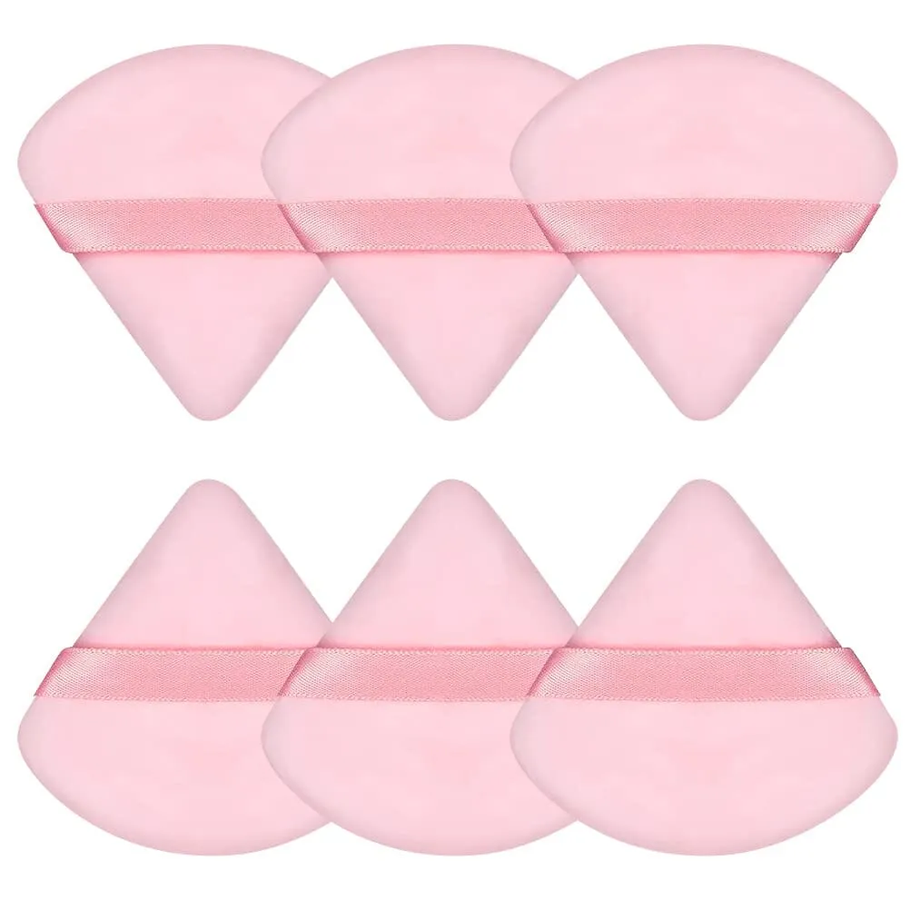 6-Piece: Face Soft Triangle Powder Puff