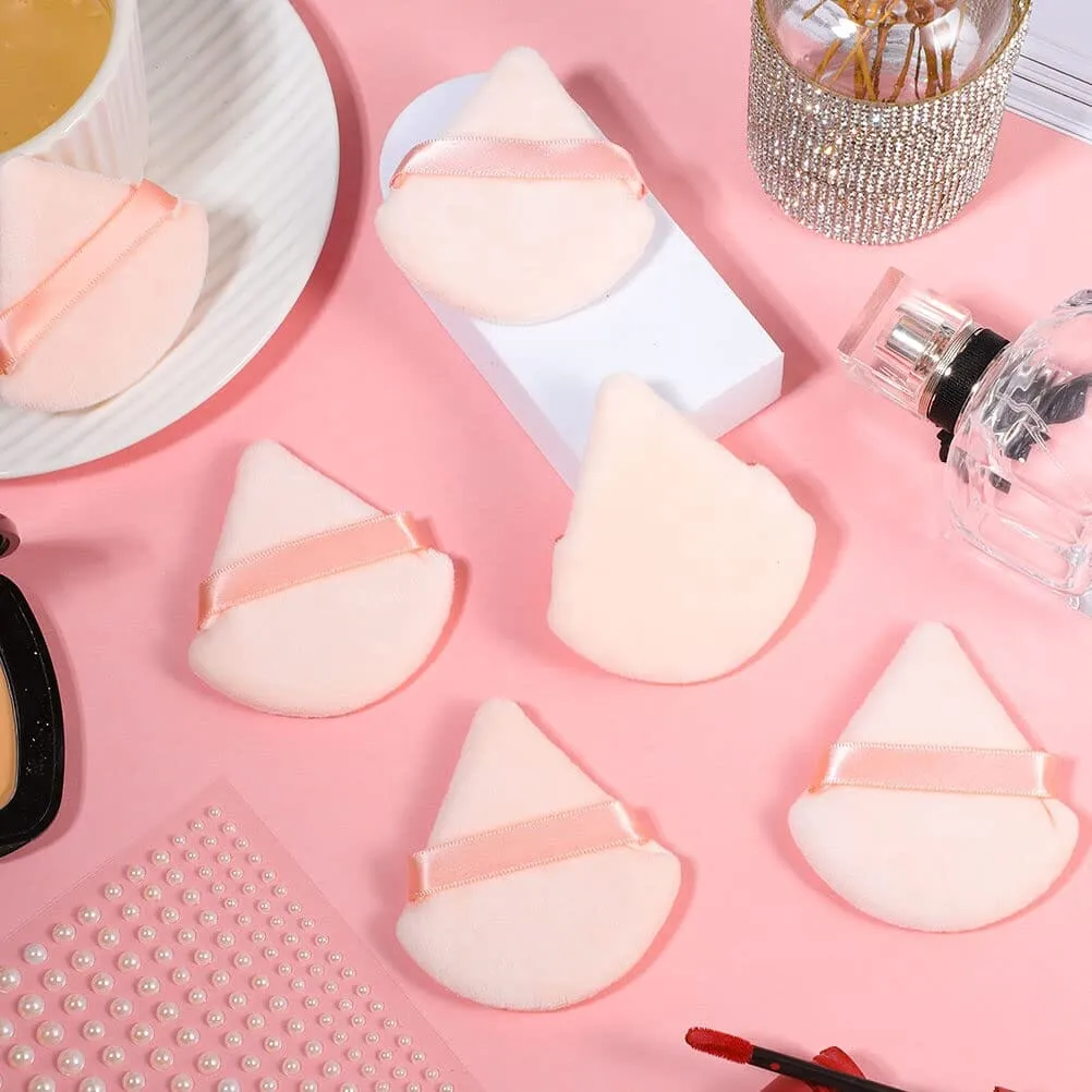 6-Piece: Face Soft Triangle Powder Puff