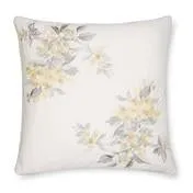 Apple Blossom Embroidered Cushion