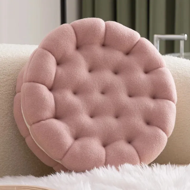 Biscuit Sofa Seat Cushion - Portable Design Biscuit Pillow Seating Cushion for Bedroom, Sofa, Couch