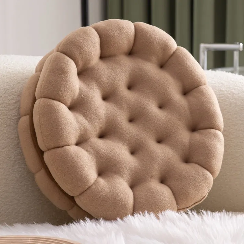 Biscuit Sofa Seat Cushion - Portable Design Biscuit Pillow Seating Cushion for Bedroom, Sofa, Couch