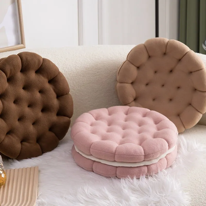 Biscuit Sofa Seat Cushion - Portable Design Biscuit Pillow Seating Cushion for Bedroom, Sofa, Couch