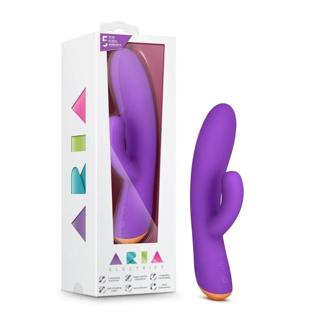 Blush Aria Electrify Vibrator Plum