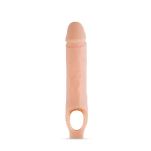 Enhanced 10-Inch Silicone Penis Extender - Blush Performance Plus Series