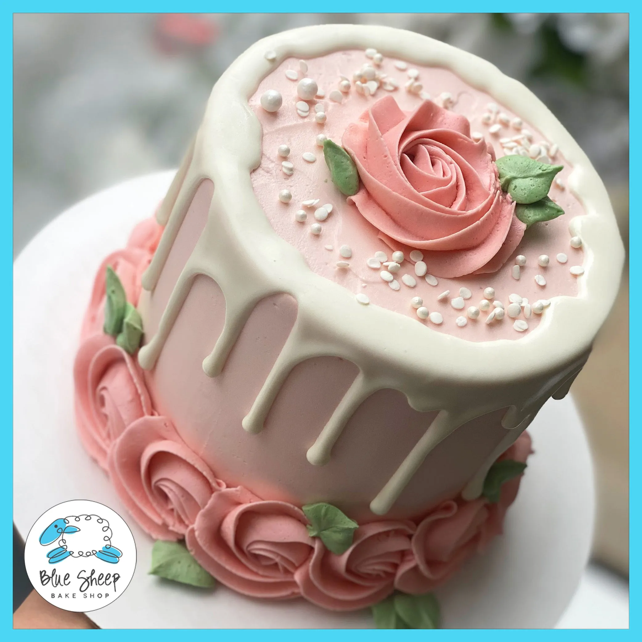 Blush Rose To Go Cake