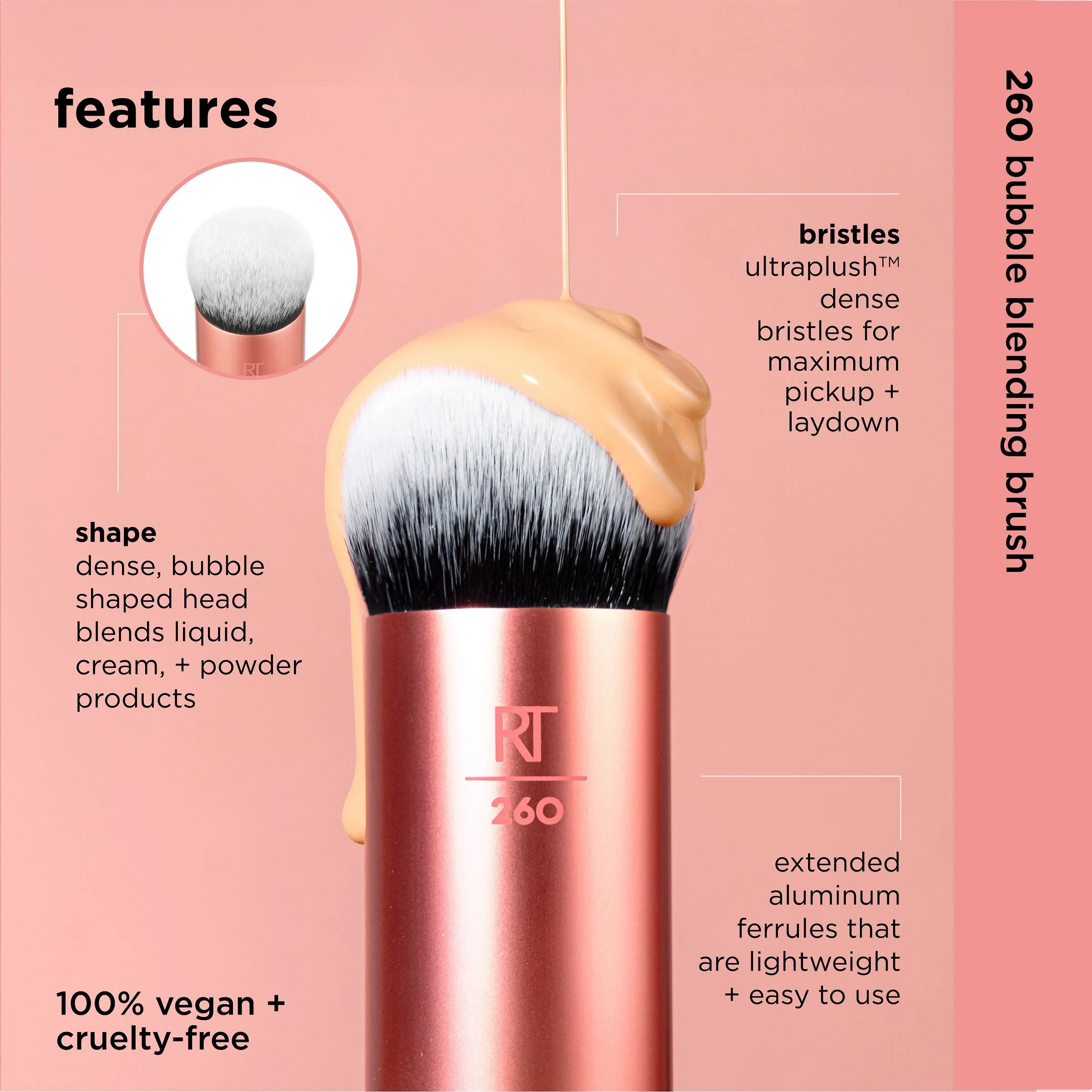 Bubble Blending Makeup Brush