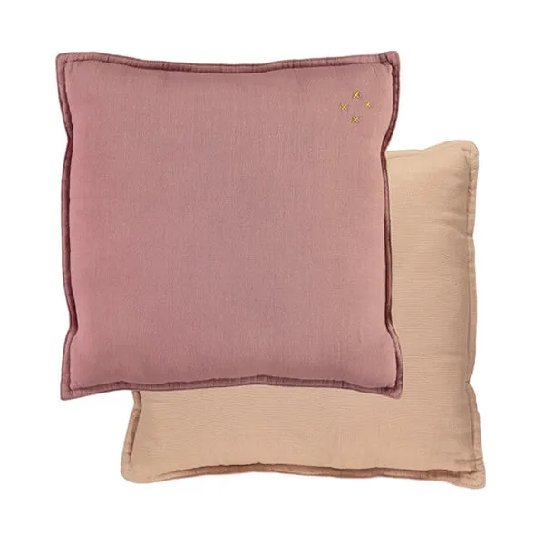 Camomile London Padded Cushion – Blush/Peach Blossom