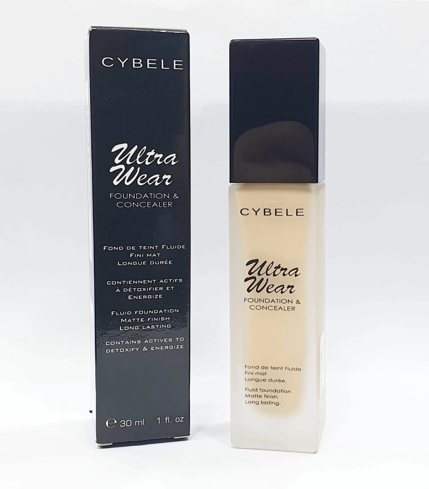 CYBELE ULTRA WEAR FOUNDATION & CONCEALER 01 PORCELAIN