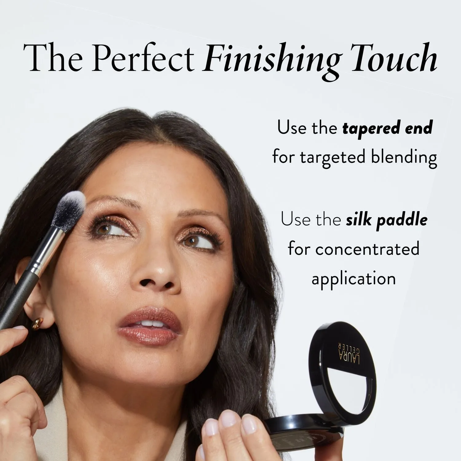 Dual-Ended Setting Powder Brush