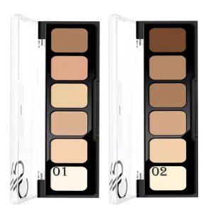 GOLDEN ROSE CREAM CONCEALER MAKEUP PALETTE 01 - 6 COLOURS