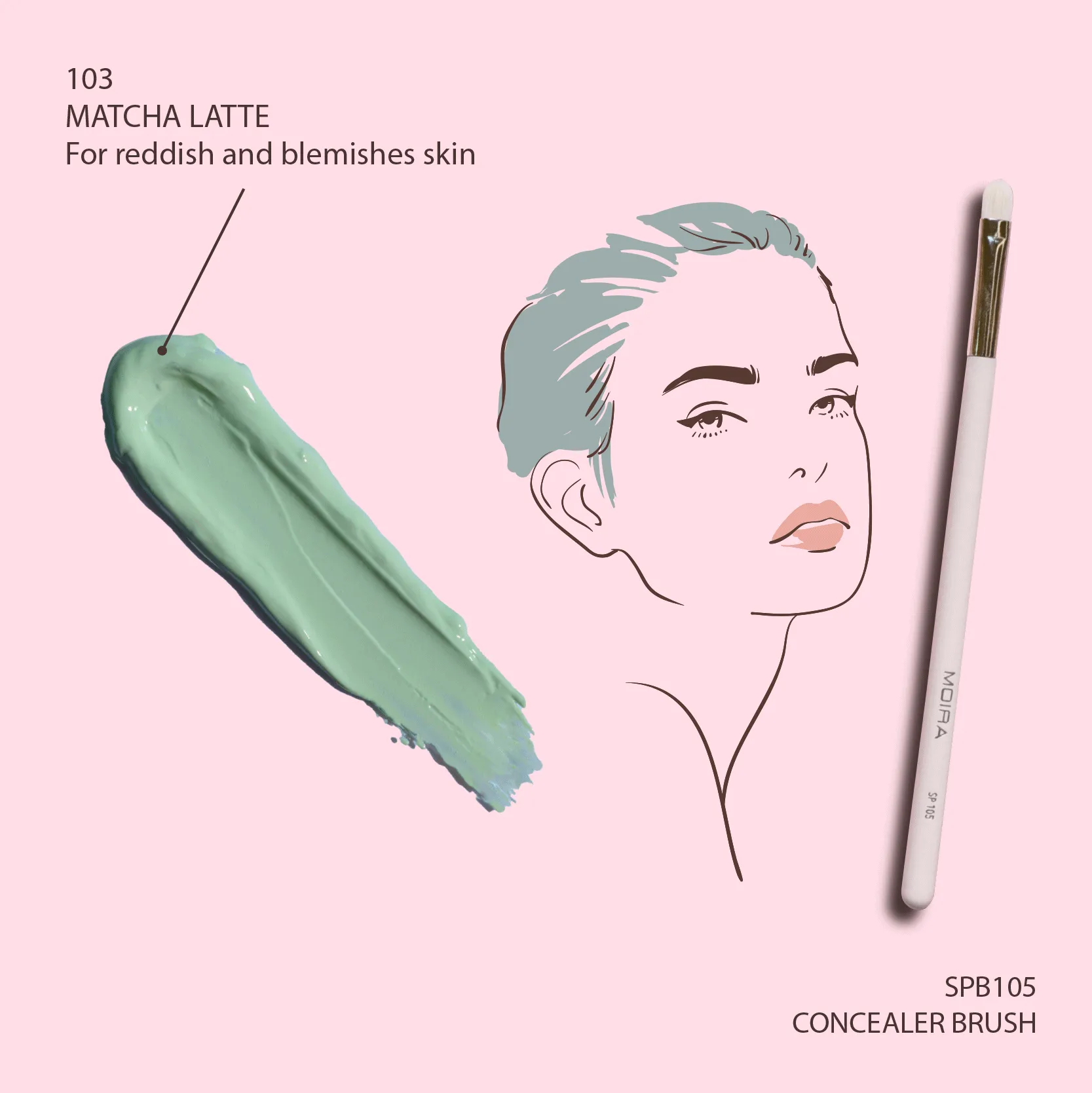 Lavish Color Correcting Concealer (103, MATCHA LATTE)