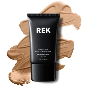 Light Nude | Mineral Liquid Powder Foundation with SPF 15 | REK Cosmetics