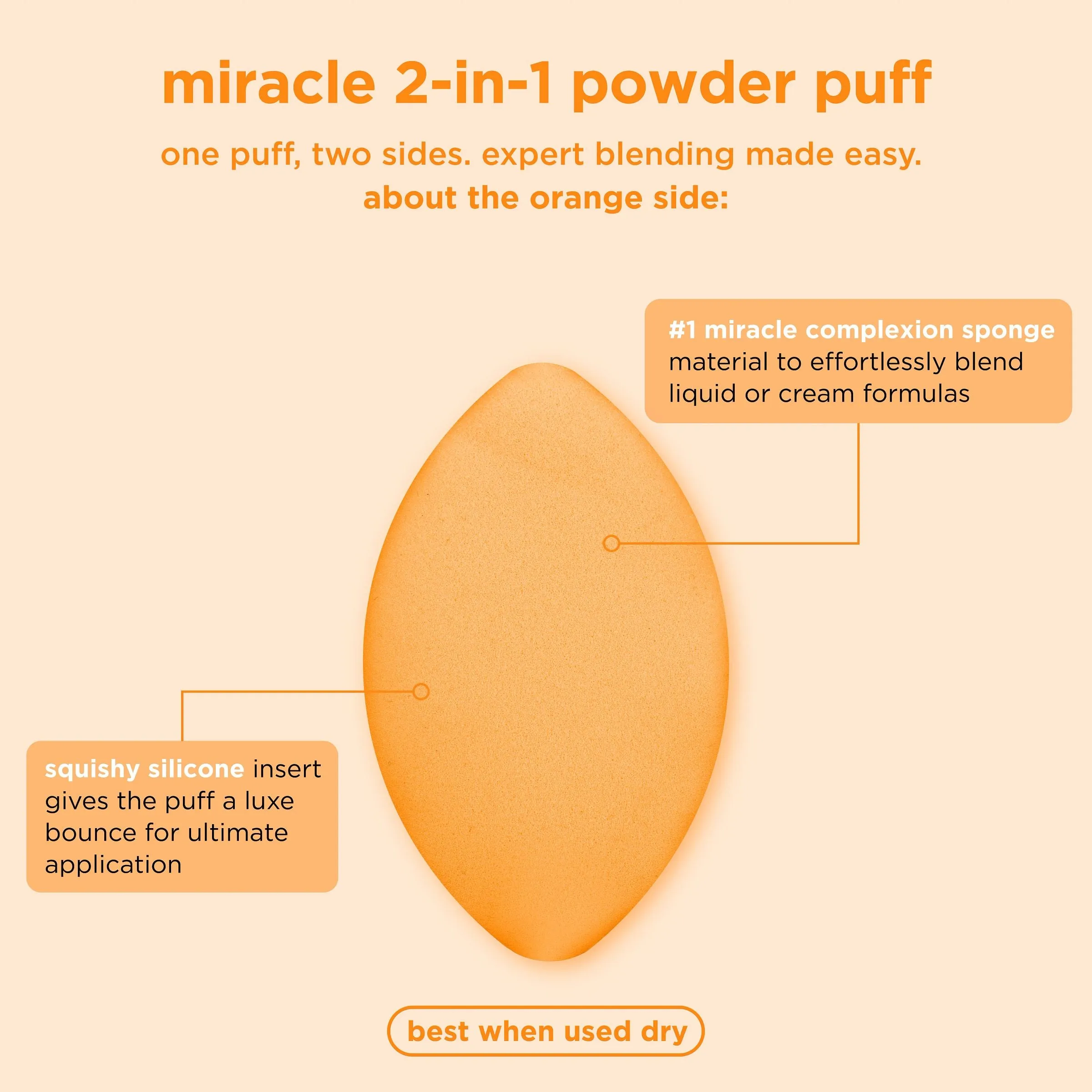 Miracle 2-In-1 Powder Puff 4 Pack