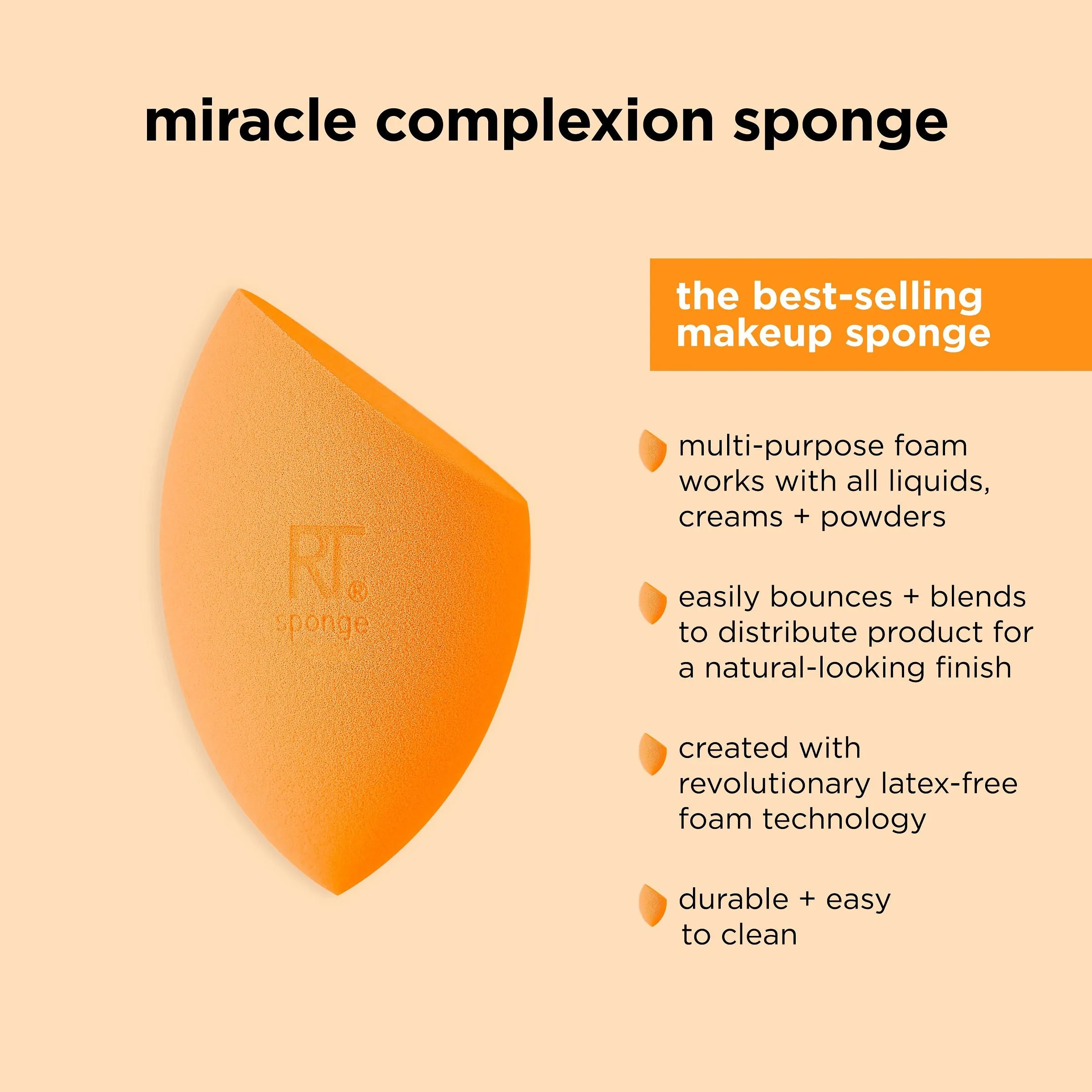 Miracle Complexion Sponge, 2 Count