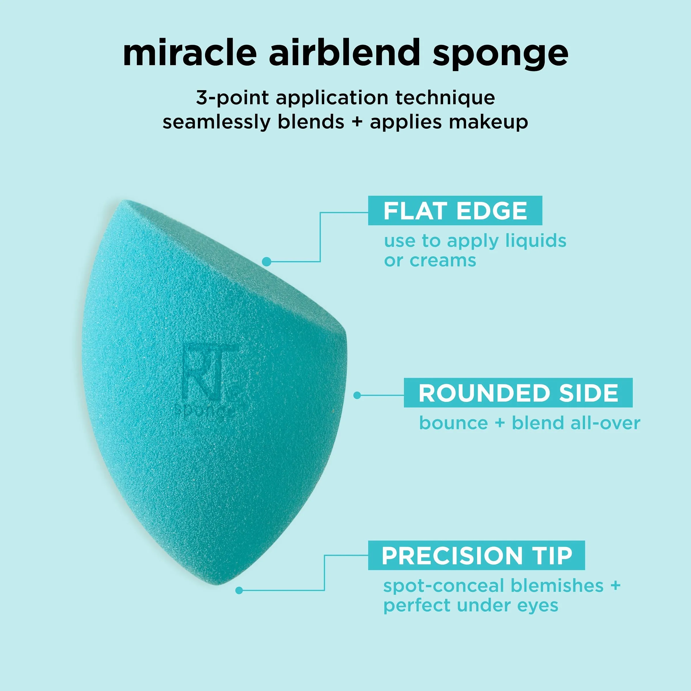 Miracle Mattifying Makeup Sponge Duo