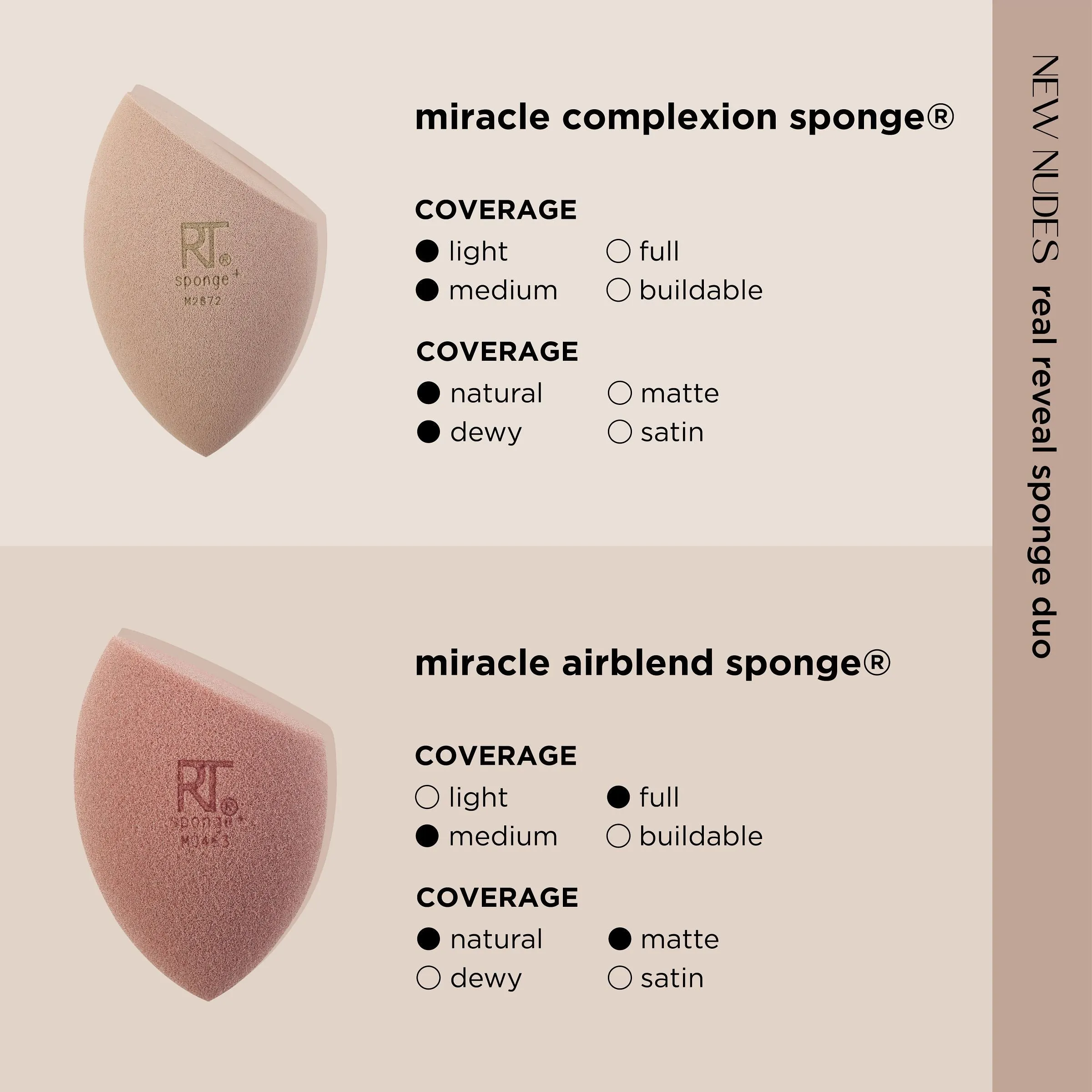 New Nudes Real Reveal Sponge Duo