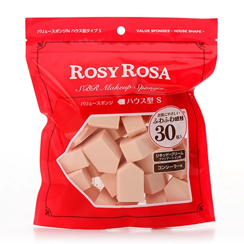 Rosy Rosa Value sponge N house type S 30pcs