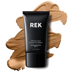 Warm Nude | Mineral Liquid Powder Foundation with SPF 15 | REK Cosmetics